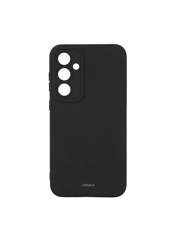 ONSALA Phone Case with Silicone Feel Black - Samsung S23 FE 5G