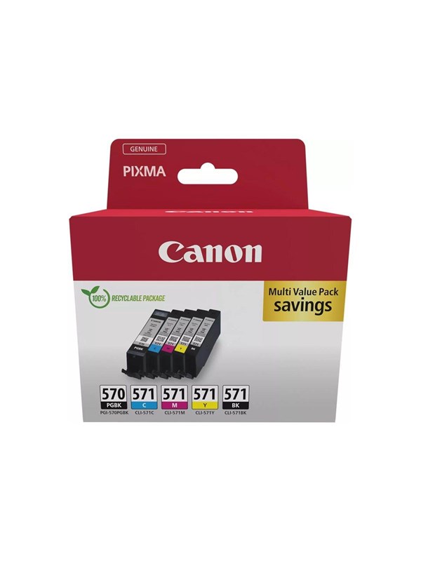 Canon PG570/CLI-571 / 0372C006 Multi Pack - Blekkpatron Blå