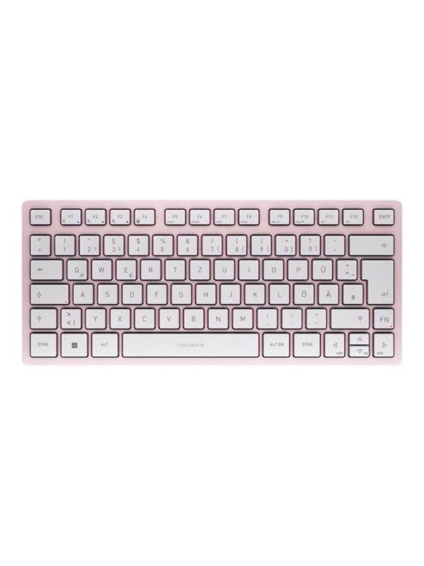 Cherry KW 7100 MINI BT - Tastatur - Tysk - Rosa