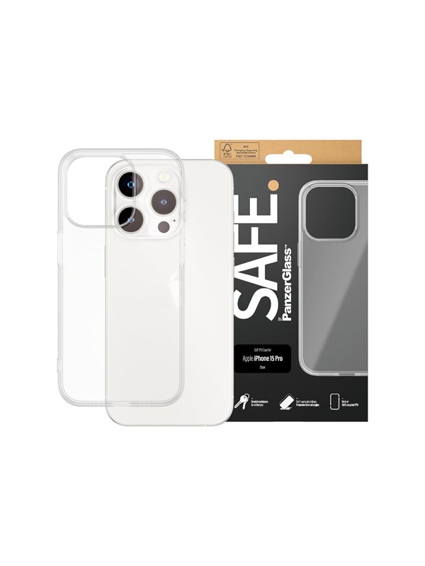 SAFE. by PanzerGlass TPU Case iPhone 15 Pro