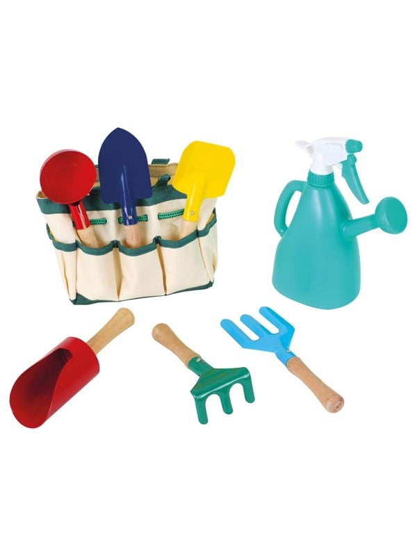 Small Foot - Garden Bag with Garden Tools 8 pcs.