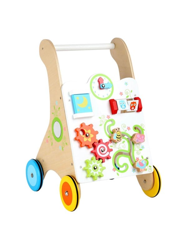 Small Foot - Wooden Baby Walker Walker Colorful