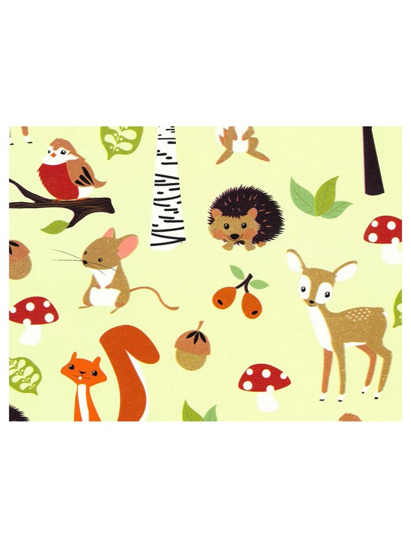 Rotolux Wrapping paper Forest animals 3 m.