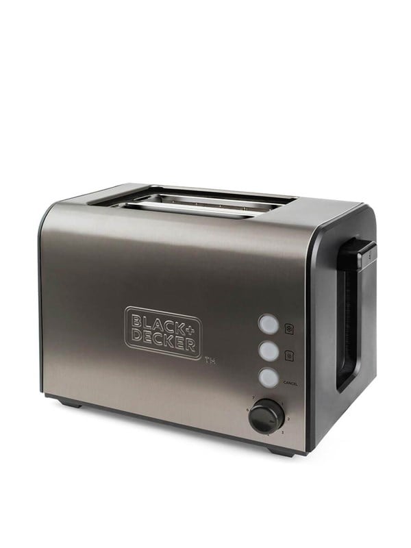 Black & Decker Brødrister Toaster 2-Slice Brushed Steel