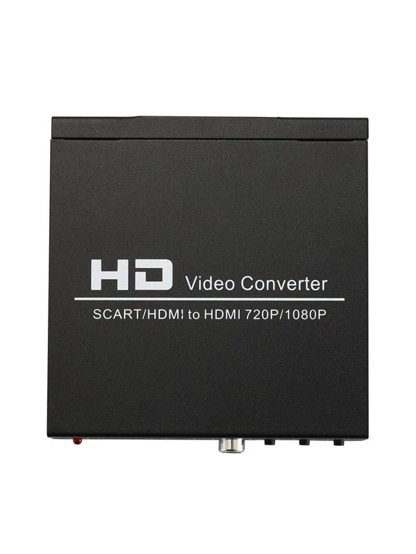 NORTH SCART+HDMI to HDMI HD Converter and Switch Black