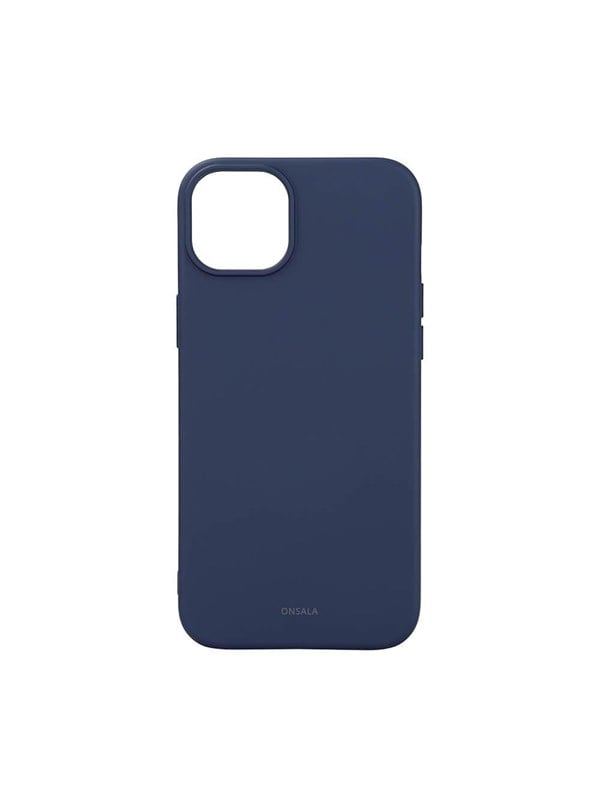 ONSALA Phone Case with Silicone Feel MagSeries Dark Blue - iPhone 15 Plus