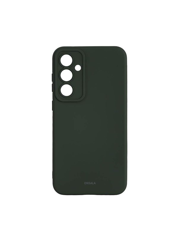 ONSALA Phone Case with Silicone Feel Olive Green - Samsung S23 FE 5G