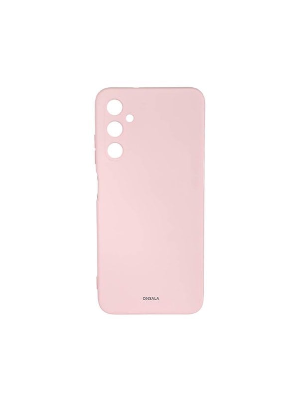 ONSALA Phone Case with Silicone Feel Chalk Pink - Samsung A05s 4G