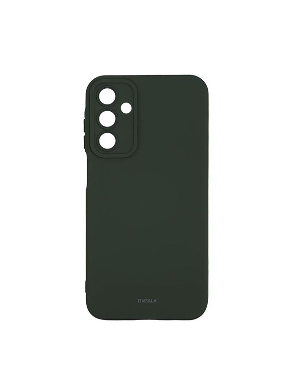 ONSALA Phone Case with Silicone Feel Olive Green - Samsung A15 5G/A15 4G