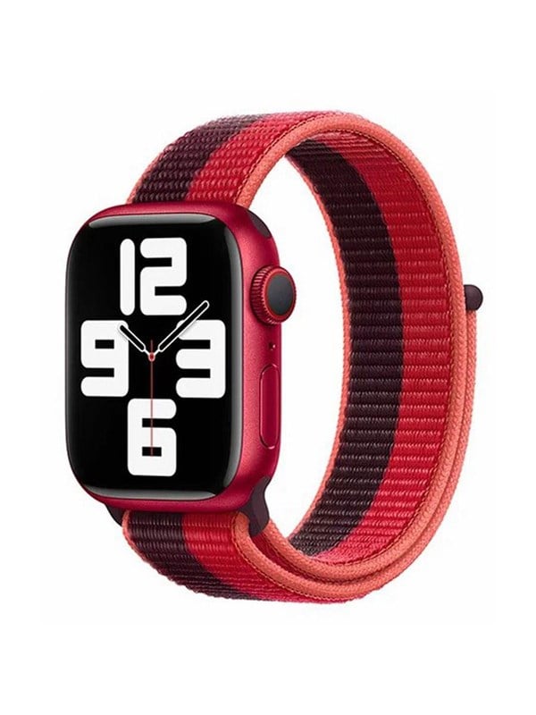 Lippa Apple Watch Nylon Strap 42/44/45/49 Purple/Red