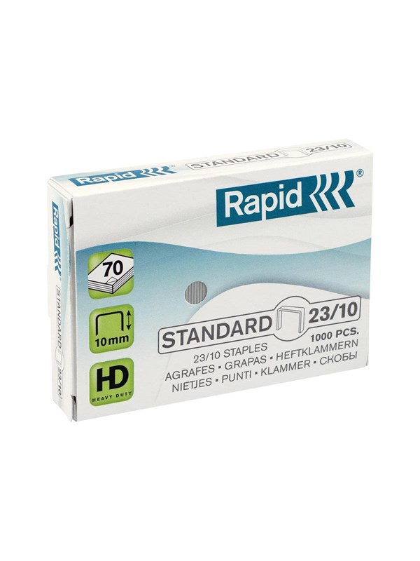 Rapid Standard - staples - 23/10 - 10 mm - pack of 1000