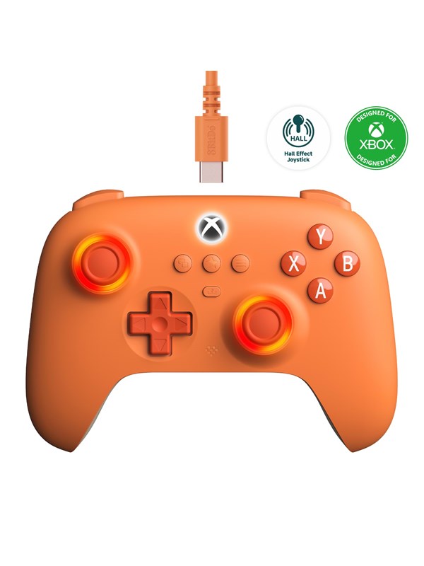 Bilde av 8bitdo Ultimate C - Orange - Controller - Microsoft Xbox One