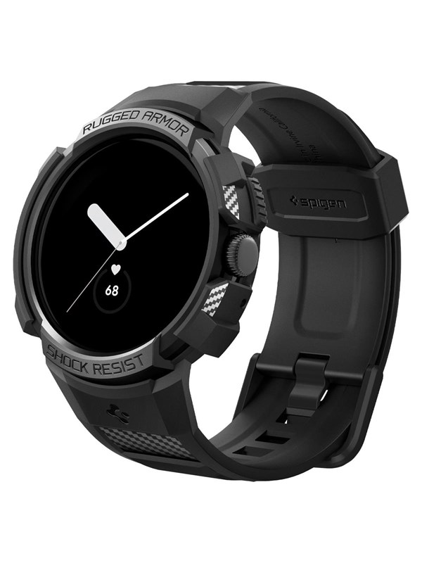 Spigen Rugged Armor Pro - black - Google Pixel Watch/Watch 2