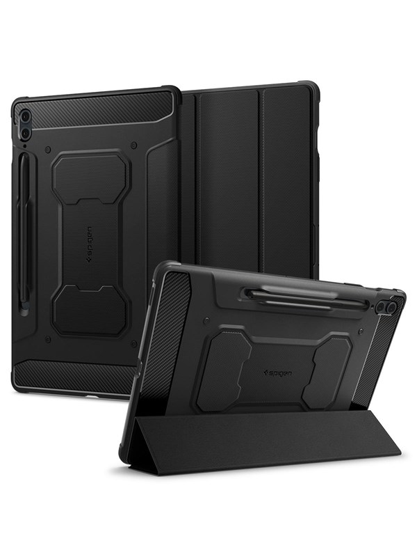 Spigen Rugged Armor Pro - black - Samsung Galaxy Tab S9 FE+ 2023