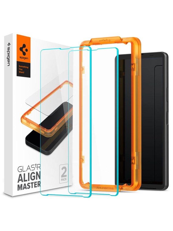 Spigen Glass tR Align Master 2 Pack - Sony Xperia 10 V / VI