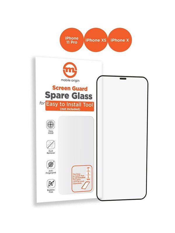 Mobile Origin Orange Screen Guard Spare Glass iPhone 11 Pro/XS/X