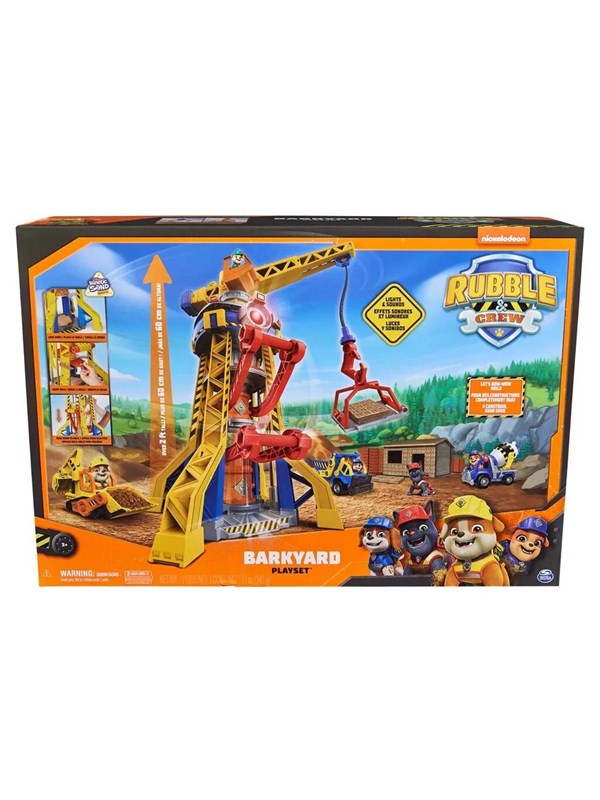 Paw Patrol Rubble & Crew Bark Yard Krantårn Sett