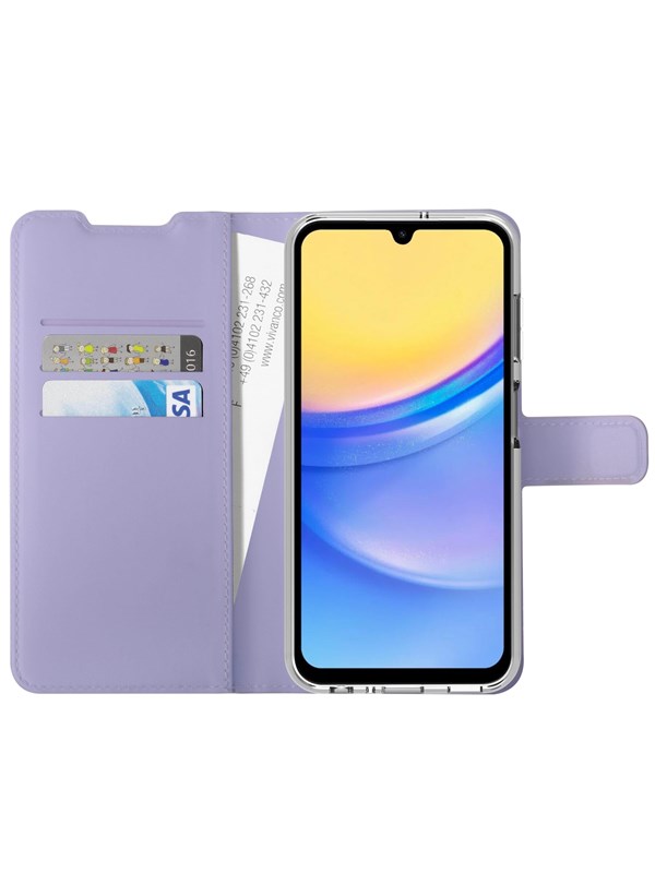 Vivanco Classic Wallet Galaxy A15 5G/4G Lavander