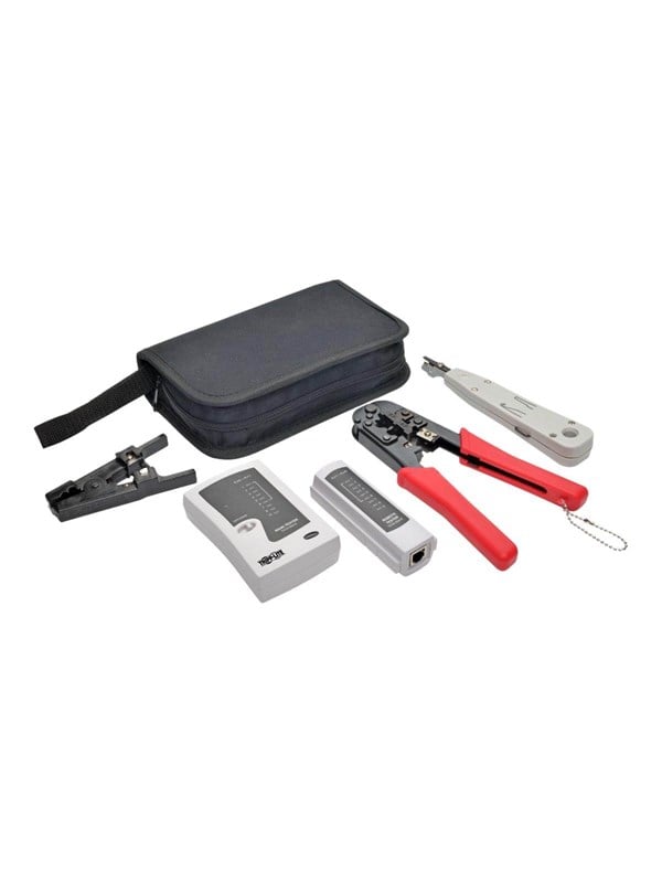 Eaton Series 4-Piece Network Installer Tool Kit with Carrying Case RJ11 RJ12 RJ45