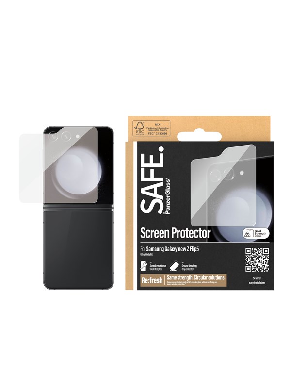 SAFE. by PanzerGlass Screen Protector Samsung Galaxy Z Flip6 | Classic Fit