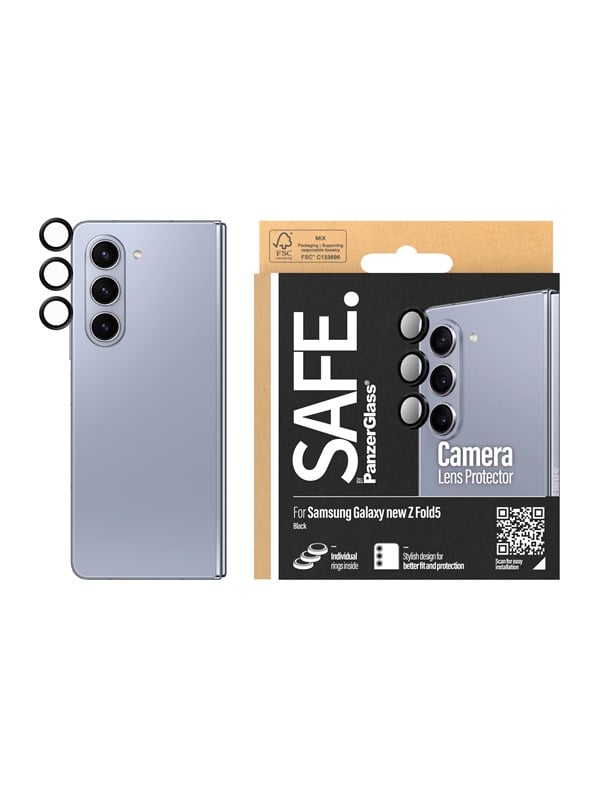 SAFE. by PanzerGlass Camera Lens Protector for Samsung Galaxy Z Fold6 | Black