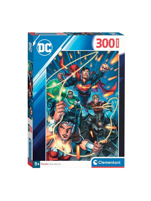 Clementoni Jigsaw Puzzle Super Color DC Comics Justice League 300pcs. Gulv