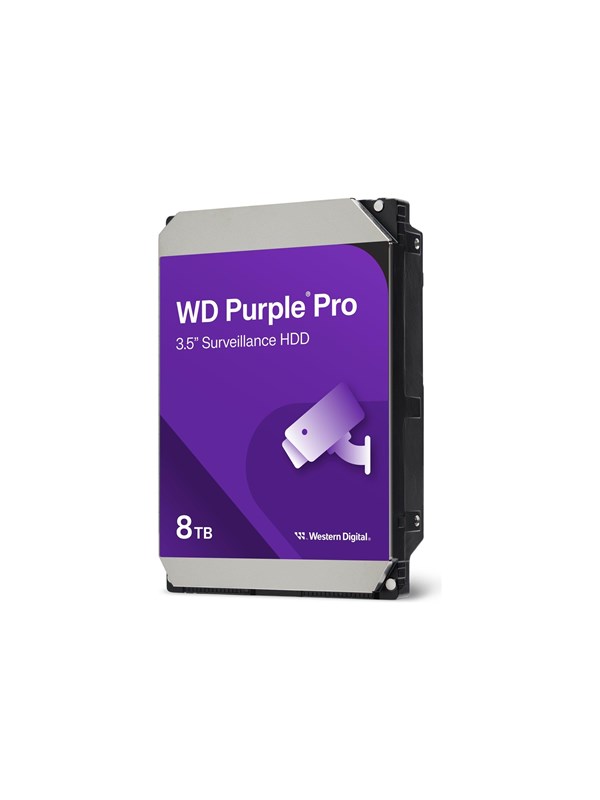 WD Purple Pro - 8TB - Harddisk - WD8002PURP - SATA-600 - 3.5"