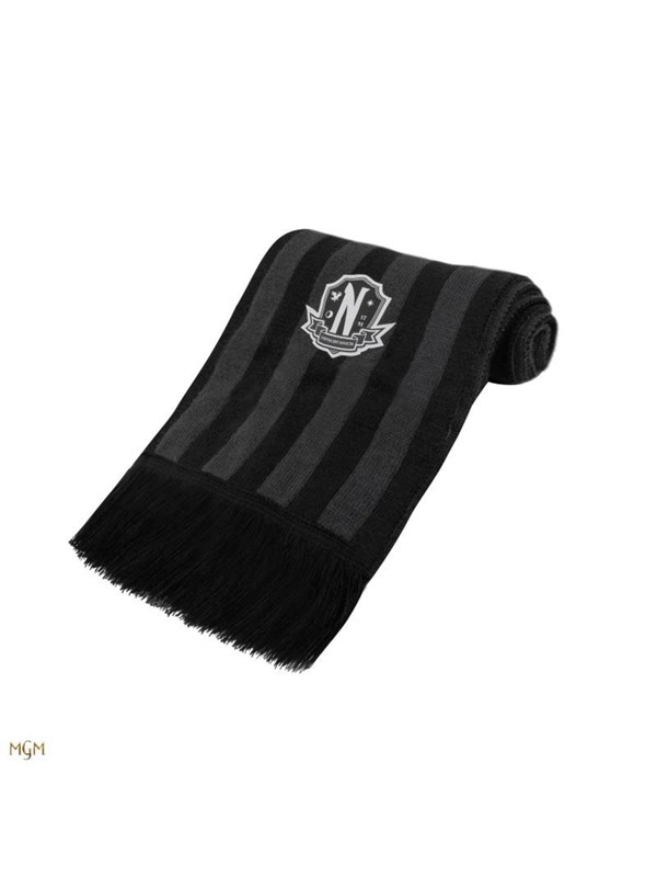 Cinereplicas - Wednesday scarf Nevermore Academy Black - Skjerf