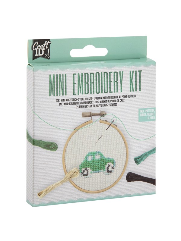 Creative Craft Group Craft ID - Mini embroidery kit - Car (CR1712)