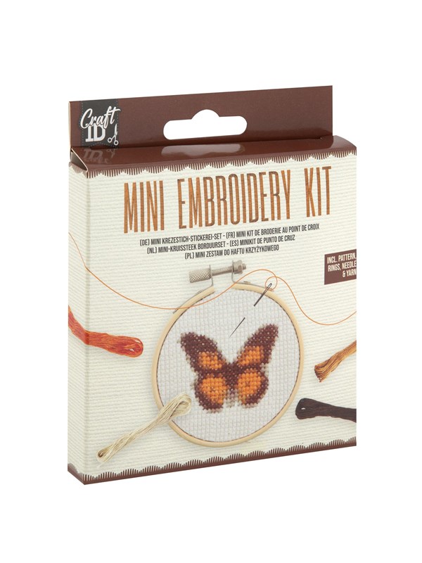 Creative Craft Group Craft ID - Mini embroidery kit - Butterfly (CR1710