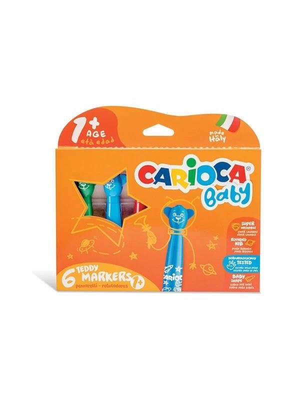 Carioca - Marker w/baby handle (6pcs)