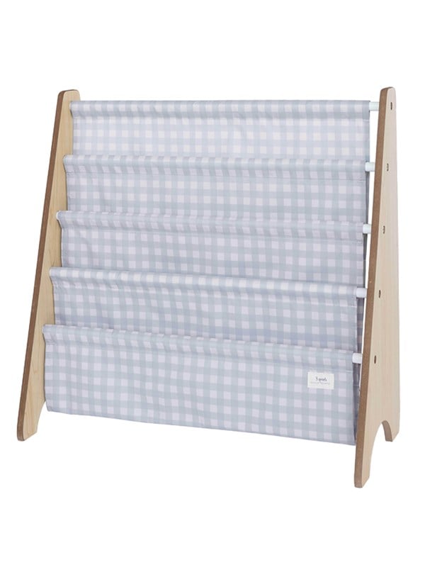 3 Sprouts - Bookshelf - Gingham Blue