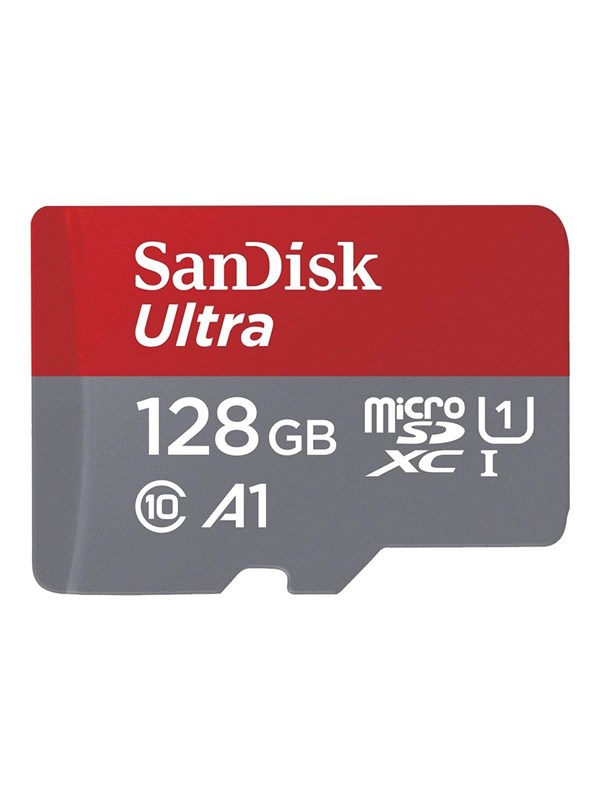 Ultra - Flashminnekort (microSDXC til SD-adapter inkludert) - 128 GB - A1 / UHS-I U1 / Class10 - microSDXC UHS-I