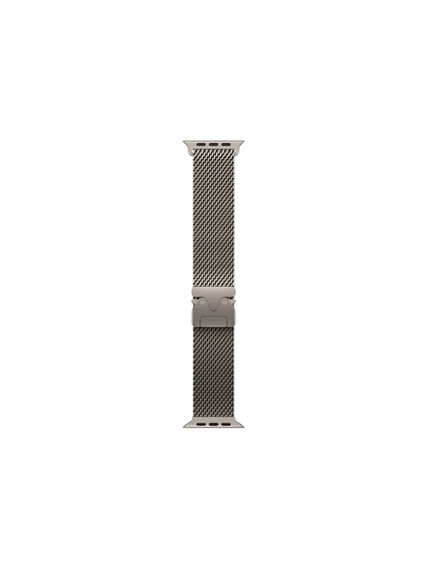 49mm Natural Titanium Milanese Loop - Large