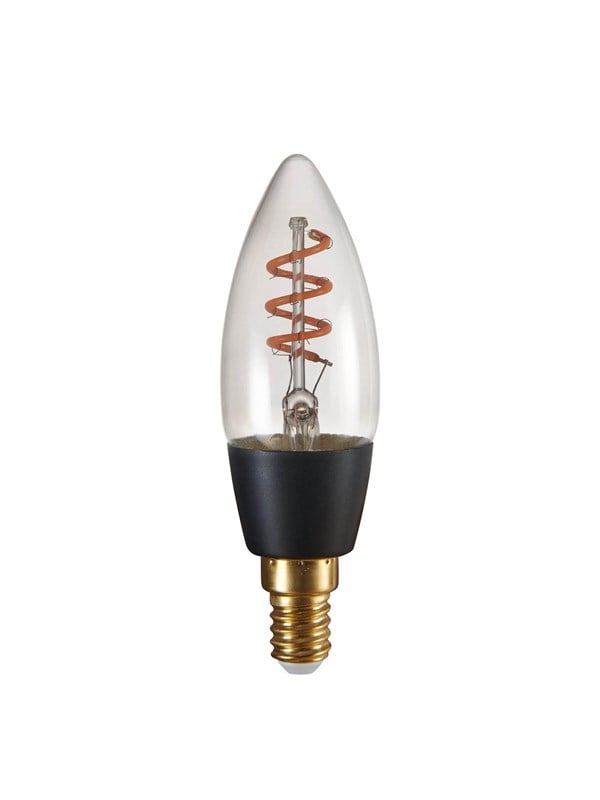 EGLO CONNECT-Z LED C35 Spiral 4W 2000K E27 smoky