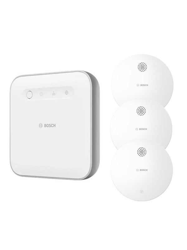 Bosch Smart Home Universalbryter II + Røykvarsler II (3 pkn.)