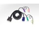 KVM-kabel - ATEN KVM-kabel DB25 han til 2xPS/2 han - 2L-1705P