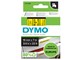 Papir, Fotopapir & Etiketter - DYMO D1 tape, 19mm x 7m rull, sort på gul - 45808