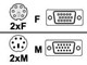 KVM-kabel - ATEN Premium forlængerkabel til tastatur / video / mus (KVM) - 2L-1020PA