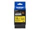 Papir, Fotopapir & Etiketter - Brother Tape brother 12 mm black/yellow strong adhesive - TZES631