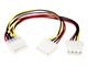 Strømkabel (intern) - StarTech.com LP4 to 2x LP4 Power Y Splitter Cable - PYO2L