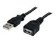 USB - StarTech.com USB 2.0 Extension Cable A to A - USBEXTAA3BK