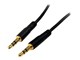 Lydkabel - StarTech.com Slim 3.5mm Stereo Audio Cable - ljudkabel - digitalt ljud - MU3MMS