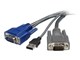 KVM-kabel - StarTech.com Ultra-Thin tangentbords-/video-/muskabel - SVUSBVGA10