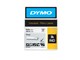 Papir, Fotopapir & Etiketter - DYMO Rhino industri vinyl tape, 9 mm x 5.5 m rull, sort på hvit - S0718580