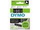 Papir, Fotopapir & Etiketter - DYMO D1 tape, 12mm x 7m rull, hvit på sort - S0720610