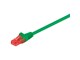 Nettverkskabel - UTP CAT 6E - Green - 0.25m - 4040849952517