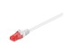 Nettverkskabel - UTP CAT 6E - White - 0.50m - 4040849686320