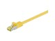 Nettverkskabel - STP CAT 7 - Yellow - 0.25m - 4040849915666