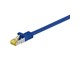 Nettverkskabel - STP CAT 7 - Blue - 0.25m - 4040849915659